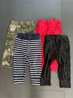 4 pairs Gap Organic Cotton joggers, 2T